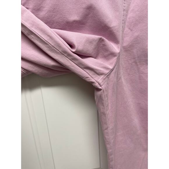 Pilcro Anthropologie The Izzie Relaxed Pull-on Barrel Pants Pink size large - Picture 5 of 8